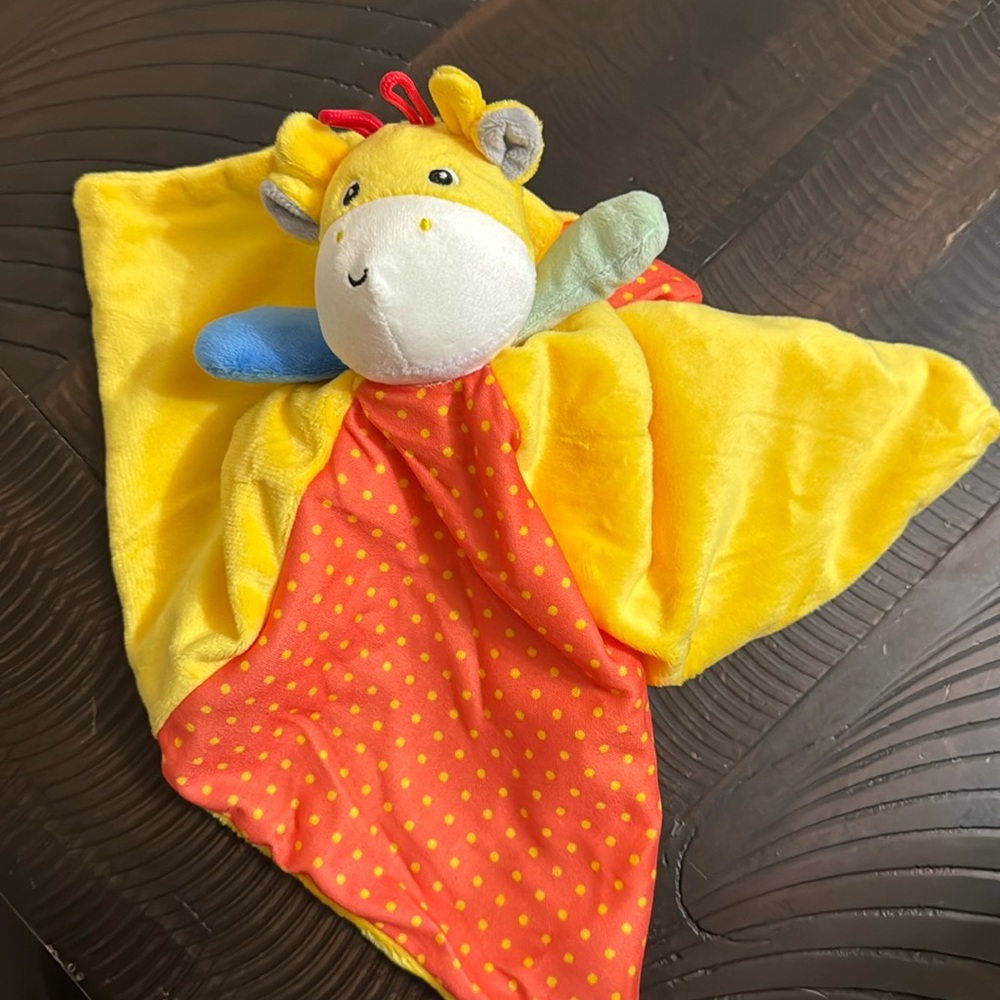 Giraffe baby blanket/toy